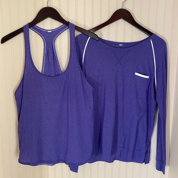 lululemon athletica Tops - Lululemon Tank & Long Sleeve Top- 2 Pieces